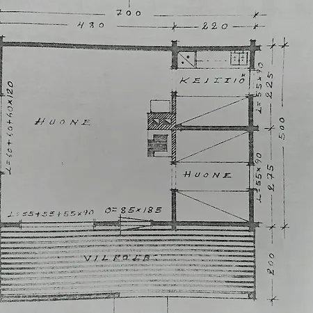 Viihtyisae Moekki Jaerven Rannalla アパート *